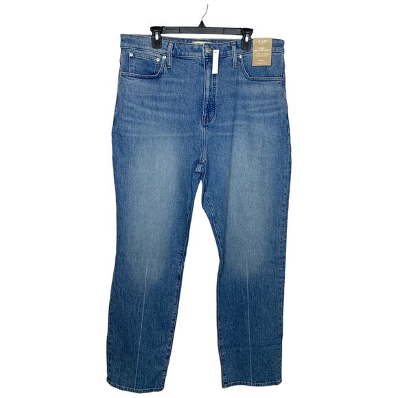 Madewell Size 33T The Tall Curvy '90s Straight Jean Rondell Wash NN803 - Picture 2 of 5